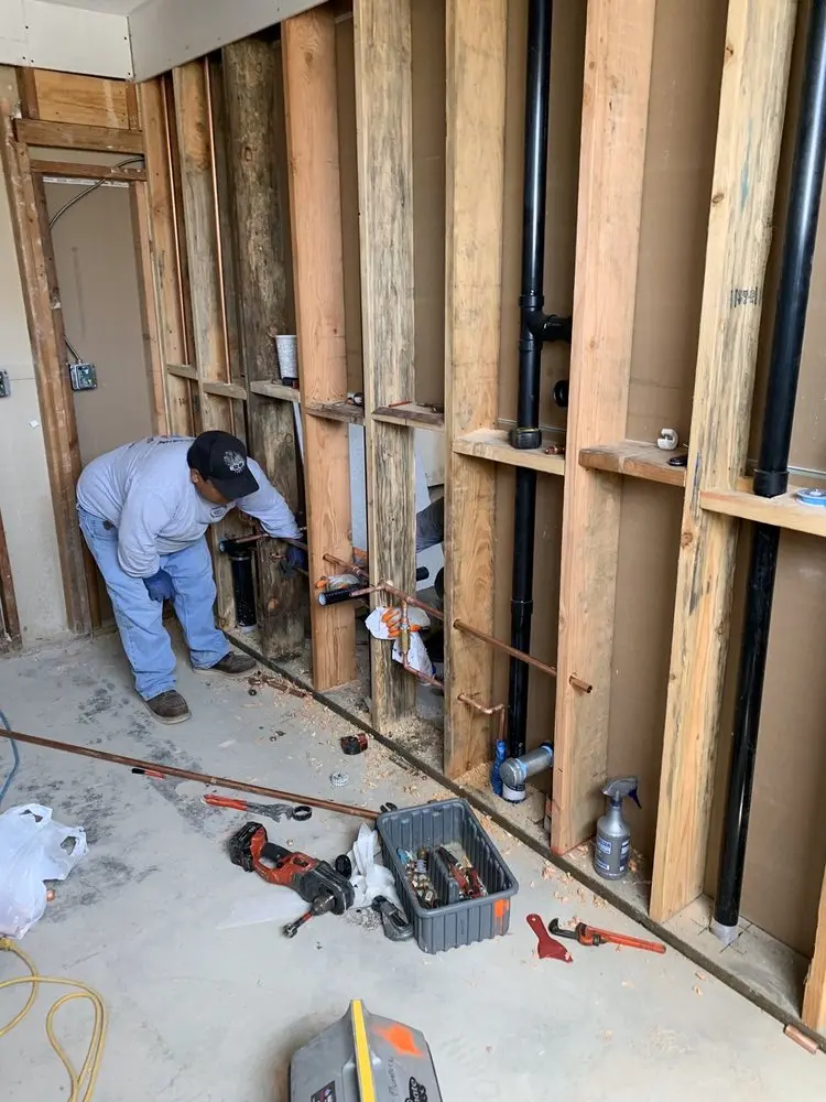 Commercial rough-in plumbing for Commercial Plumbing in Hudsonville